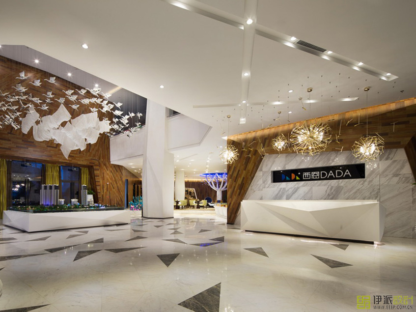 萬科-西安西恩現(xiàn)代風格售樓處設(shè)計